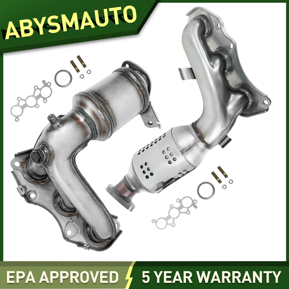Manifold Catalytic Converter Set For 2006-2012 Toyota RAV4 3.5L 2PCS - Image 1 of 4