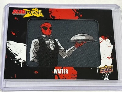 2018-19 Upper Deck Marvel Deadpool Dead Patch Deadpool Waiter Card #DP34 - Image 1 of 3