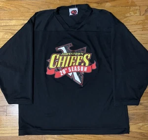 Camiseta deportiva de hockey vintage de los 90 Johnstown Chiefs ECHL ligas menores para hombre talla L SLAPSHOT - Imagen 1 de 14