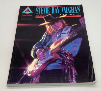 Stevie Ray Vaughan Lightning Blues 1983-1987 Hal Leonard 1990 Play Guitar. - Image 1 of 4