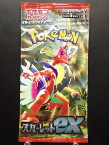 1 Packs Scarlet ex Booster SV1s Japanese Pokemon Card Scarlet & Violet SEALED - Picture 1 of 8