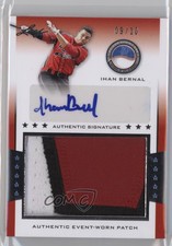 2013 Leaf Power Showcase Jersey Silver /10 Ihan Bernal #PA-IB1 Patch Auto