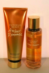 Victoria's Secret AMBER ROMANCE Body Mist + Lotion New - Picture 1 of 2