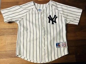 Russell Jersey New York Yankees Alex Rodriguez Youth Toddler Boy 5/6 Stitched - Picture 1 of 8