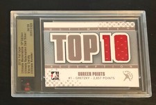 2010 In The Game Fall Expo Ultimate Memorabilia TOP 10 REDEMPTION Wayne Gretzky