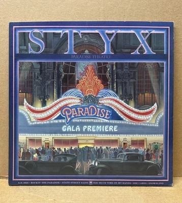 STYX Paradise Theater USED 1981 LP Prog Rock Laser Etched Vinyl Record A&M-3719 - Image 1 of 4