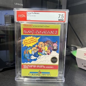 Kung-Fu Heroes (NES, 1989) - PSA/WATA 7.5 A Sealed - Early Martial Arts Action