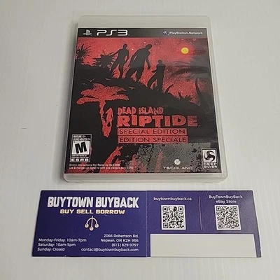 Dead Island Riptide Special Edition (PlayStation 3 PS3, 2013) CIB Complete - Image 1 of 4