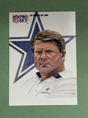 Jimmy Johnson 1991 Pro Set Dallas Cowboys #405 CC898 Foto 1 de 2