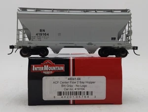 InterMountain 46541-04 HO Burlington Northern Centerflow 2-Bay Hopper #419164 LN - Picture 1 of 2