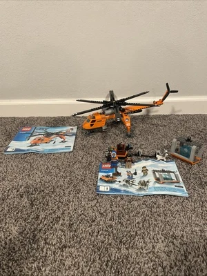 LEGO City: Arctic Helicrane (60034), 99% Complete Set With Manuals, No Box - Image 1 of 4