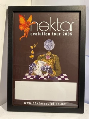 Genuine Framed NEKTAR  “Evolution Tour 2005” Tour  Poster ( not repro) - Image 1 of 4