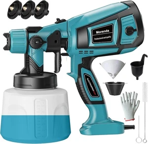 MORENDA 850W Handheld Electric Paint Spray Gun, 1400ml Portable Home HVLP Spray - Picture 1 of 9