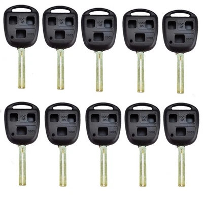 10 piezas 42 mm hoja corta llave carcasa llavero para Lexus ES300 GX470 RX350 RX300 Foto 1 de 3