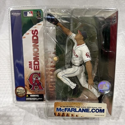 Uniforme McFarlane Jim Edmonds Angels Serie 7 Edición Retro Blanco Foto 1 de 4
