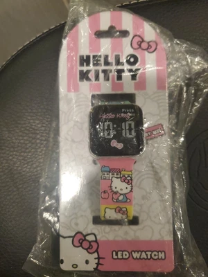 Nuevo Reloj Pulsera Hello Kitty Pastel Arco Iris LED Multicolor  Foto 1 de 2