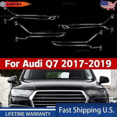For Audi Q7 2016-2019 Daytime Running Light Tube Bar DRL Headlight Guide Strip Foto 1 de 4