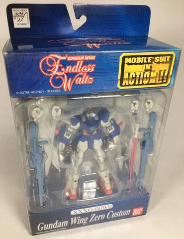 GUNDAM WING ZERO CUSTOM XXXG-00W0 WING ENDLESS WALTZ MS IN ACTION MSIA NEW Cover