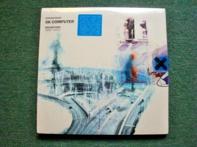 RADIOHEAD-OK COMPUTER  TRIPLE BLUE VINYL LP SET-Oknotok 1997-2017-"OOP" & SEALED - Image 1 of 4