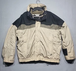 Columbia Jacke Herren Große 2 in 1 Beige Schwarz Bugaboo Ski Winter Mantel - Bild 1 von 12