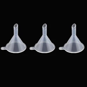 10Pcs/Set Mini Plastic Funnel Small Mouth Liquid Oil Supplies LaboratorN4 N9E1 - Picture 1 of 11
