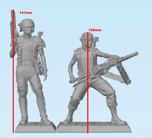 Alien, Aliens - Corporal Hicks & Private Vasquez Custom 120mm - Picture 1 of 3