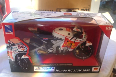 Shinya Nakano No.56, MOTO GP 2008, Honda RC212V, Team Gresini Racing, 1:12 Scale - Image 1 of 2