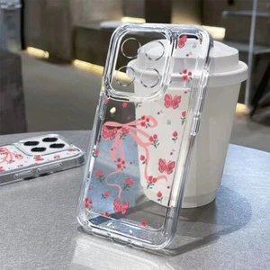 Case For Xiaomi 14T 13T Pro Redmi Note 14 13 Pro Shockproof Silicone Clear Cover - Picture 1 of 13