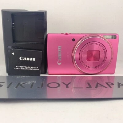 Canon IXY 140 Pink IXUS 155 PowerShot ELPH 150 IS Digital Camera 20.0MP 10x Jp - Image 1 of 4