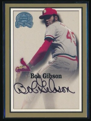 Bob Gibson 2000 Fleer Greats of the Game Auto Listing #1 - Image 1 of 2