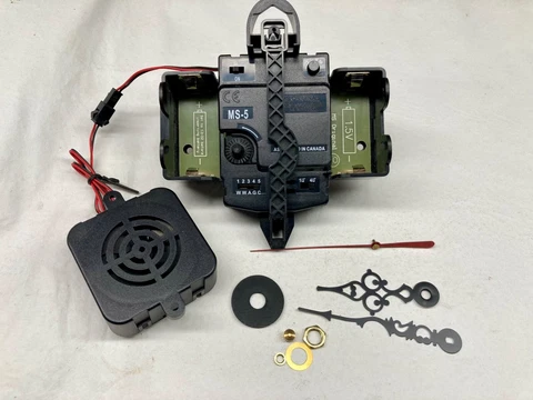 Hermle 2114 and 2115 Clock replacement Movement TrueSound Quartz Cover