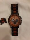 Woodwelt Mens Watch Wrist Watch Wood And Metal Rustic