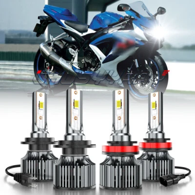 Faro LED de alta potencia H7 H9 bombillas luces para Kawasaki Vulcan 2000 2004-2009 Foto 1 de 4