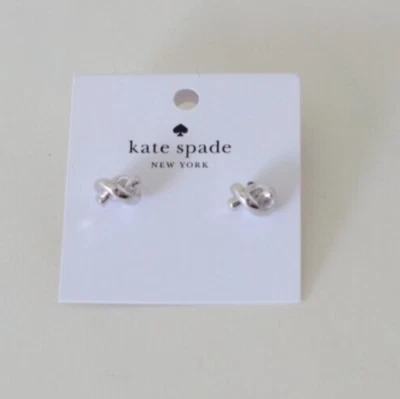 Aretes con nudos de plata Kate Spade New York Sailor's O0R00064 Foto 1 de 4