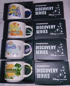 2024 Disney Starbucks Ornaments Discovery Series Epcot Magic HS AK 2oz BUNDLE 4 - Picture 1 of 1