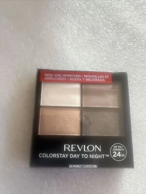 Revlon ColorStay 24Hr Eye Shadow Quad 555 Moonlit .16oz Taupe Beige Shimmer - Image 1 of 3