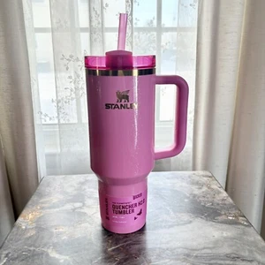 Stanley x Target Wicked Glinda Pink 40oz SOLD OUT Quencher Tumbler - In Hand Now - Picture 1 of 7