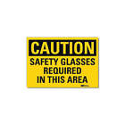 LYLE U4-1650-RD_7X5 Caution Sign,5inx7in,Reflective Sheeting 35JY51