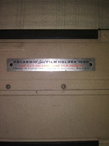 Polaroid Land Film Holder #500 for 4 x 5 Polaroid Land Film Packets - Picture 1 of 5