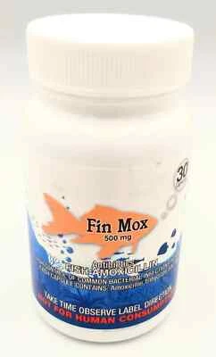 AQUA SOMA LABS FOR FISH Aquariums & FISH Tanks Fix AMoxil 500mg/30 CT Made in USA, US Warehous