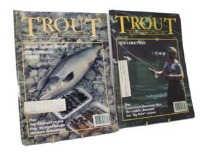 Vintage Trout (Illustrated) Magazines Two Issues Spring and Summer 1987 - Picture 1 of 9