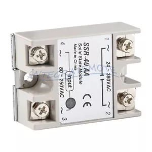 AC80-250V to AC24-380V 40A SSR-40AA Solid State Relay Module SSR 40AA USA - Picture 1 of 8