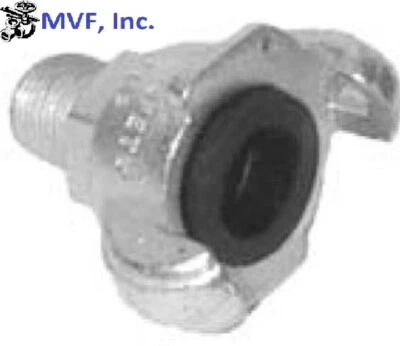 1" Male NPT Universal Crowfoot Coupling Chicago Fitting Plated Iron SFM100
