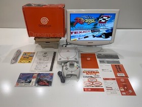 Sega Dreamcast Console JAPAN HKT-3000 Import CIB System Complete in Box + Game!
