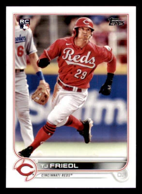 2022 Topps #546 TJ Friedl RC - Image 1 of 2