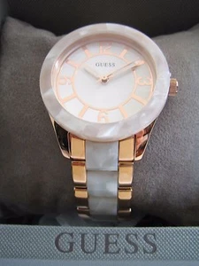 GUESS LADIES WATCH GODDESS W0074L2 ROSE GOLD STAINLESS STEEL BNWT - Picture 1 of 8