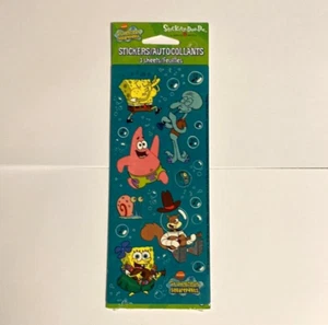 Adesivi Pantaloni Quadrati Spongebob 2002 Stickety-Doo-Da Nuovi Sigillati - Foto 1 di 7