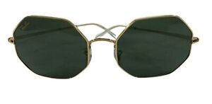 Ray-Ban RB1972 Octagon Light Brown Gradient Lenses Polished Gold Metal Frame