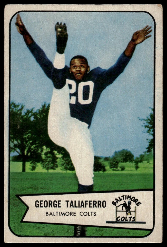1954 Bowman #50 George Taliaferro - Image 1 of 2