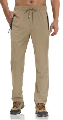 Men's Quick Dry Jogger Pants Lightweight Casual Sweatpants Outdoor Hiking Pants - Image 1 of 4